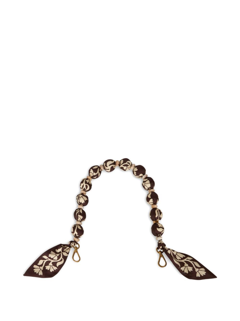 floral-print sphere bag strap - 1