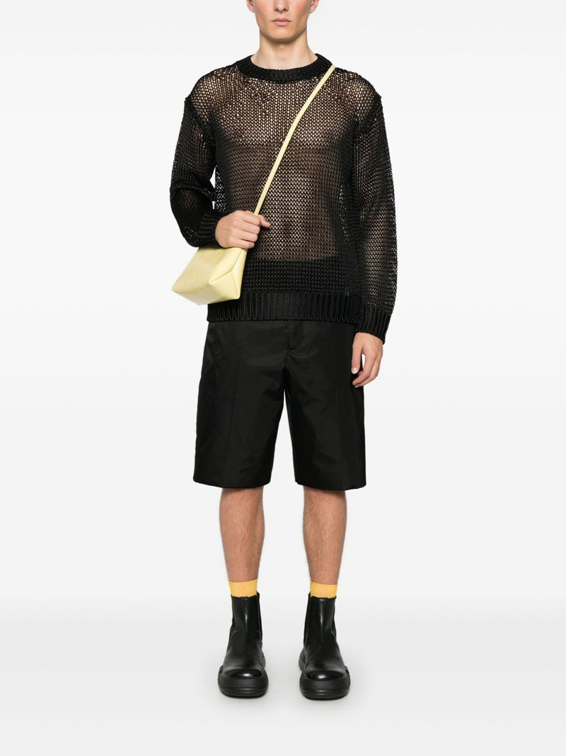 Jil Sander open-knit sweater outlook