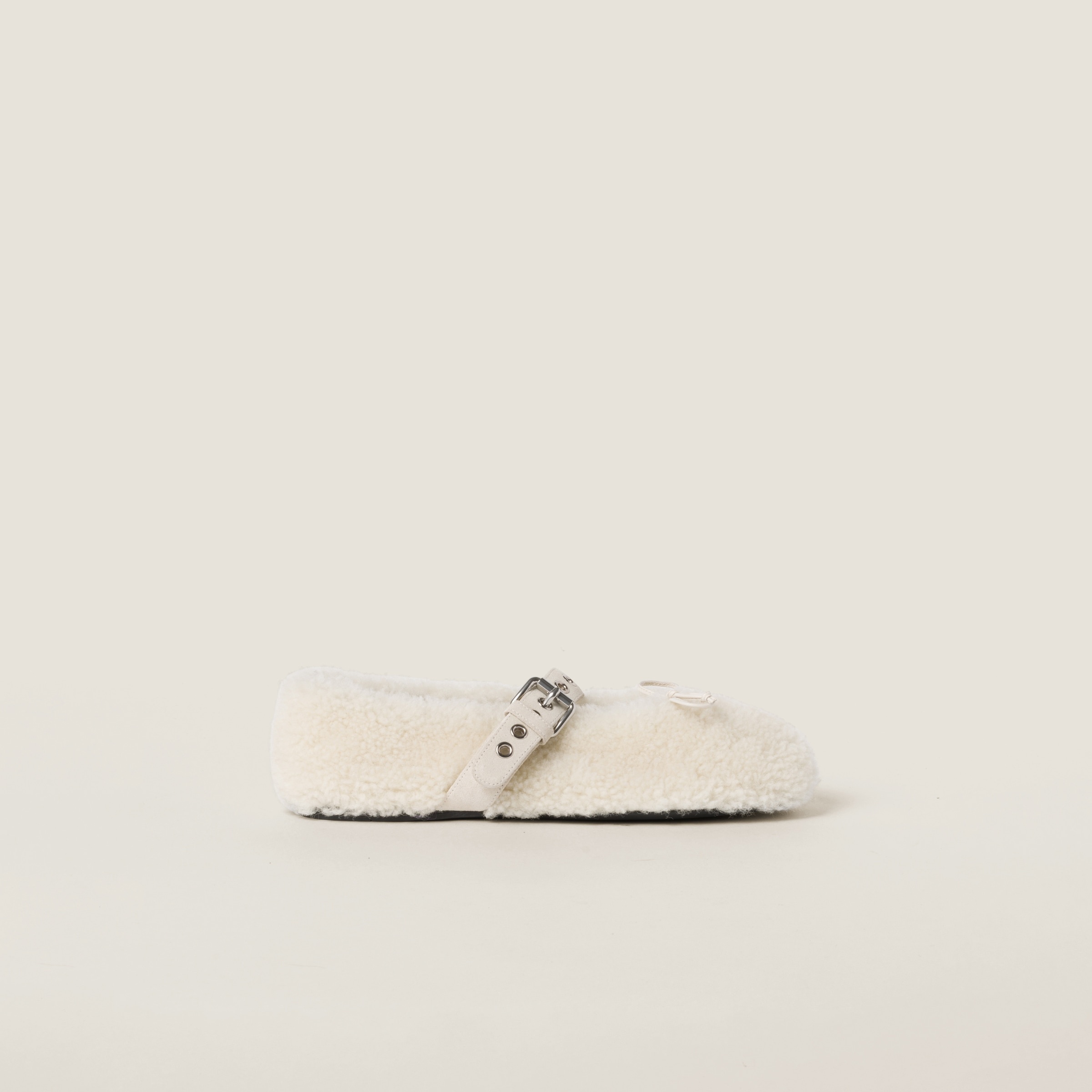 Shearling ballerinas - 2