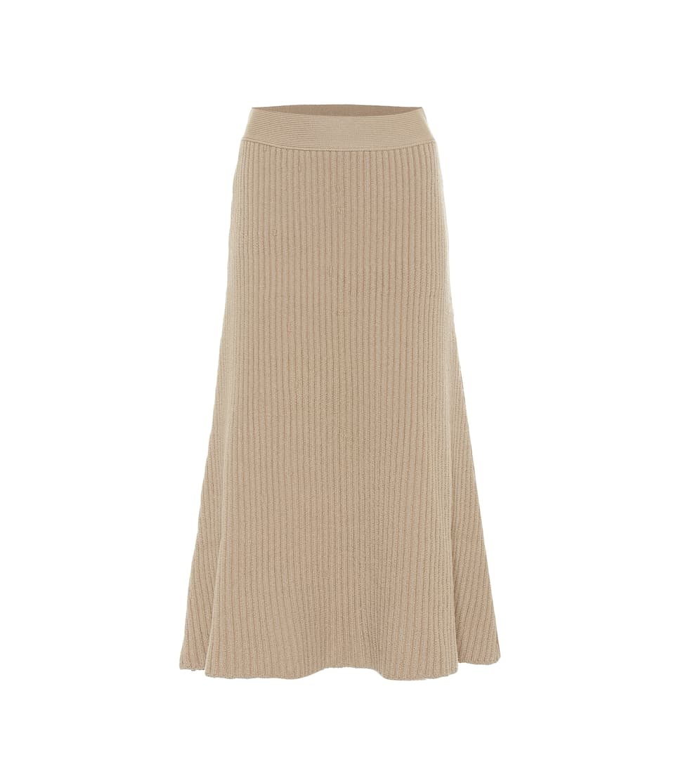 Wool-blend midi skirt - 2