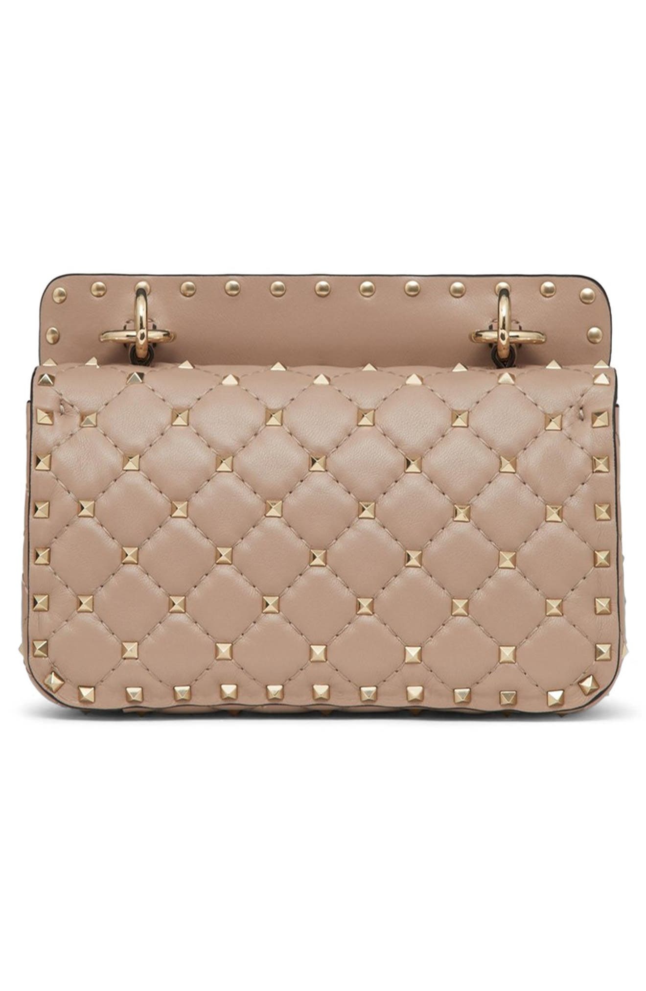 Small Rockstud Leather Shoulder Bag - 4
