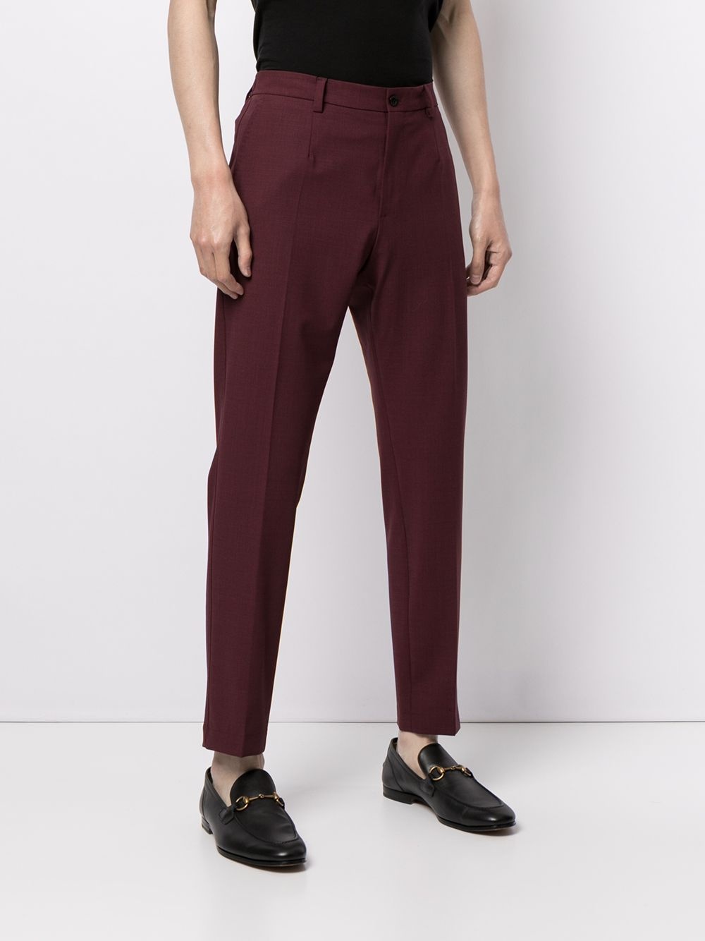 stretch-fit tailored trousers - 3