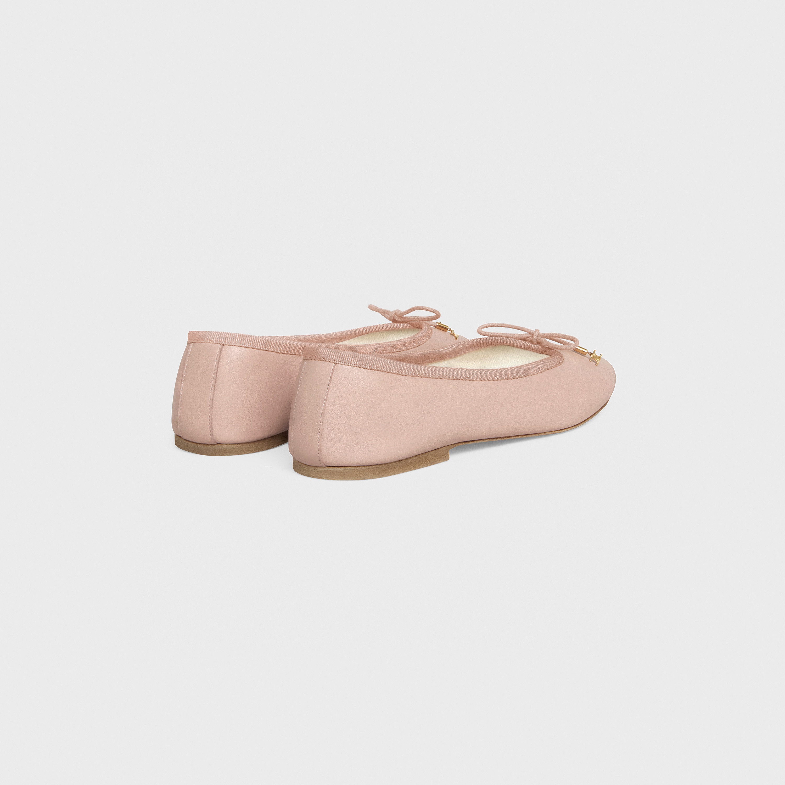 Les Ballerines Celine Ballerina with Laces in Lambskin - 3