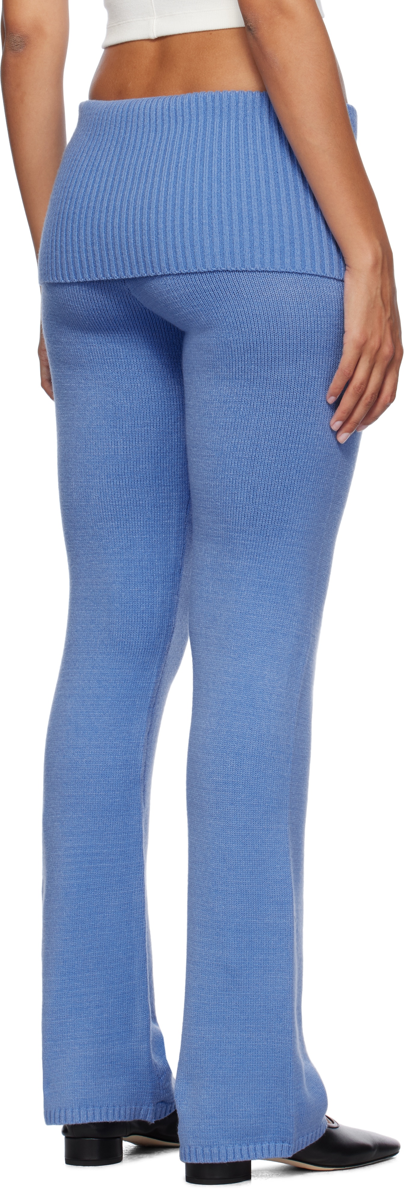 Blue Aimee Knit Lounge Pants - 3