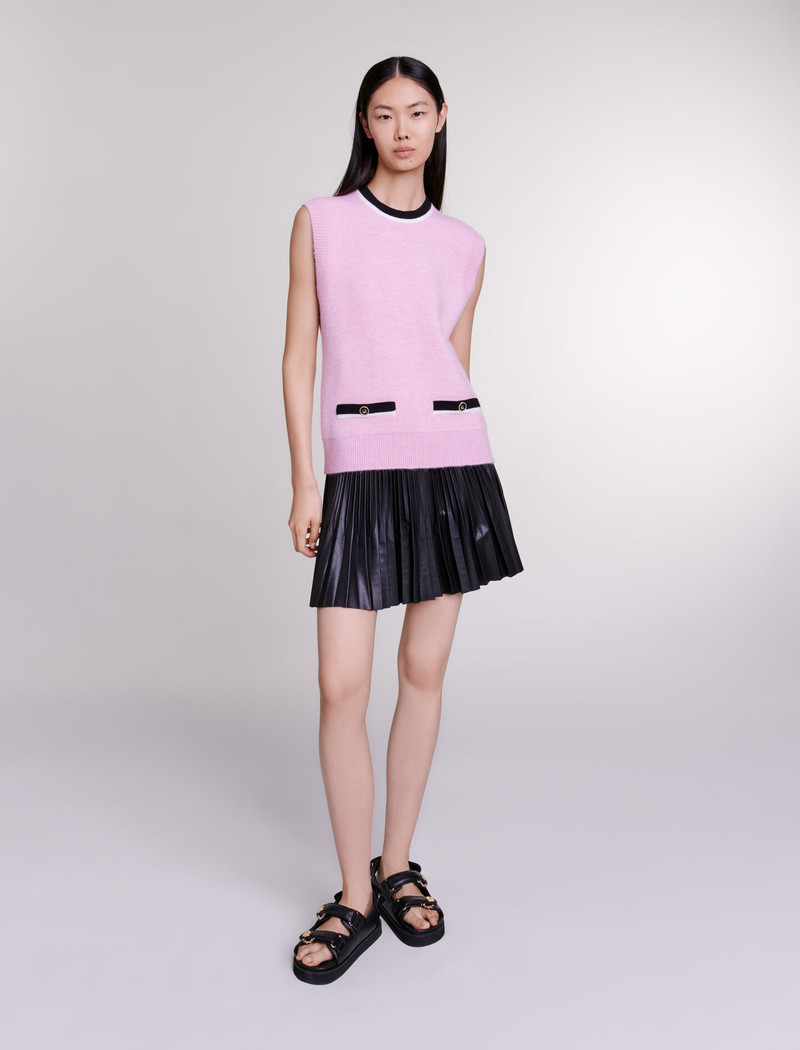 maje Sleeveless jumper outlook
