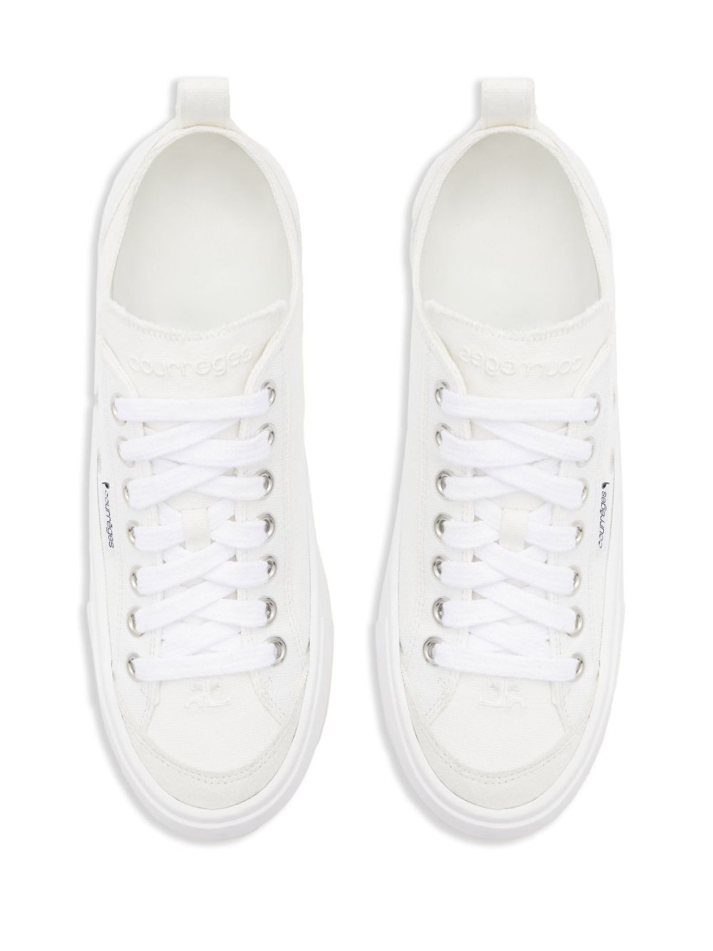 Canvas 01 lace-up sneakers - 4