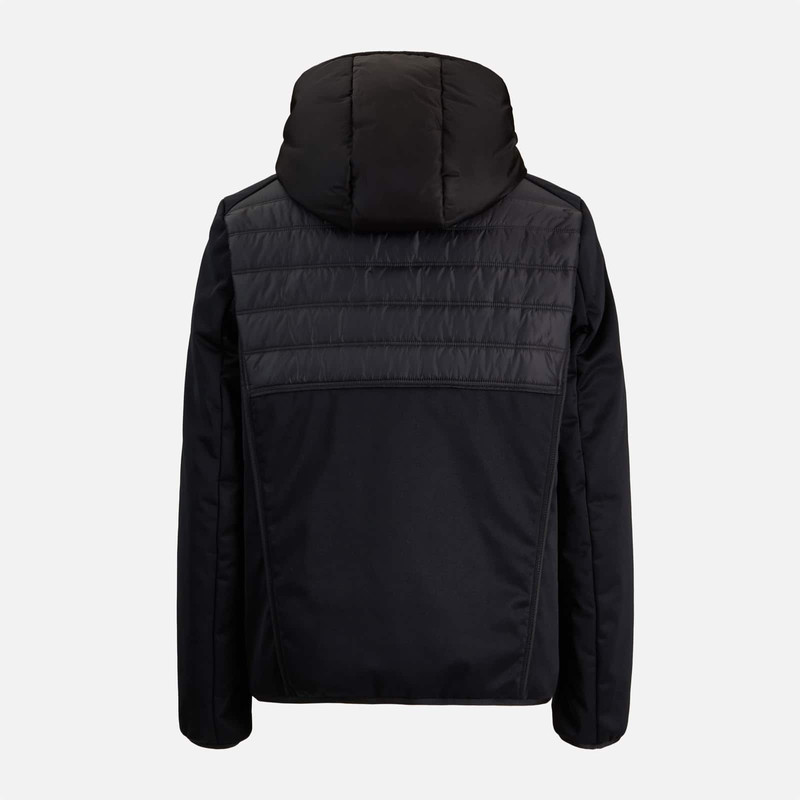 Bimaterial Windbreaker Black 2