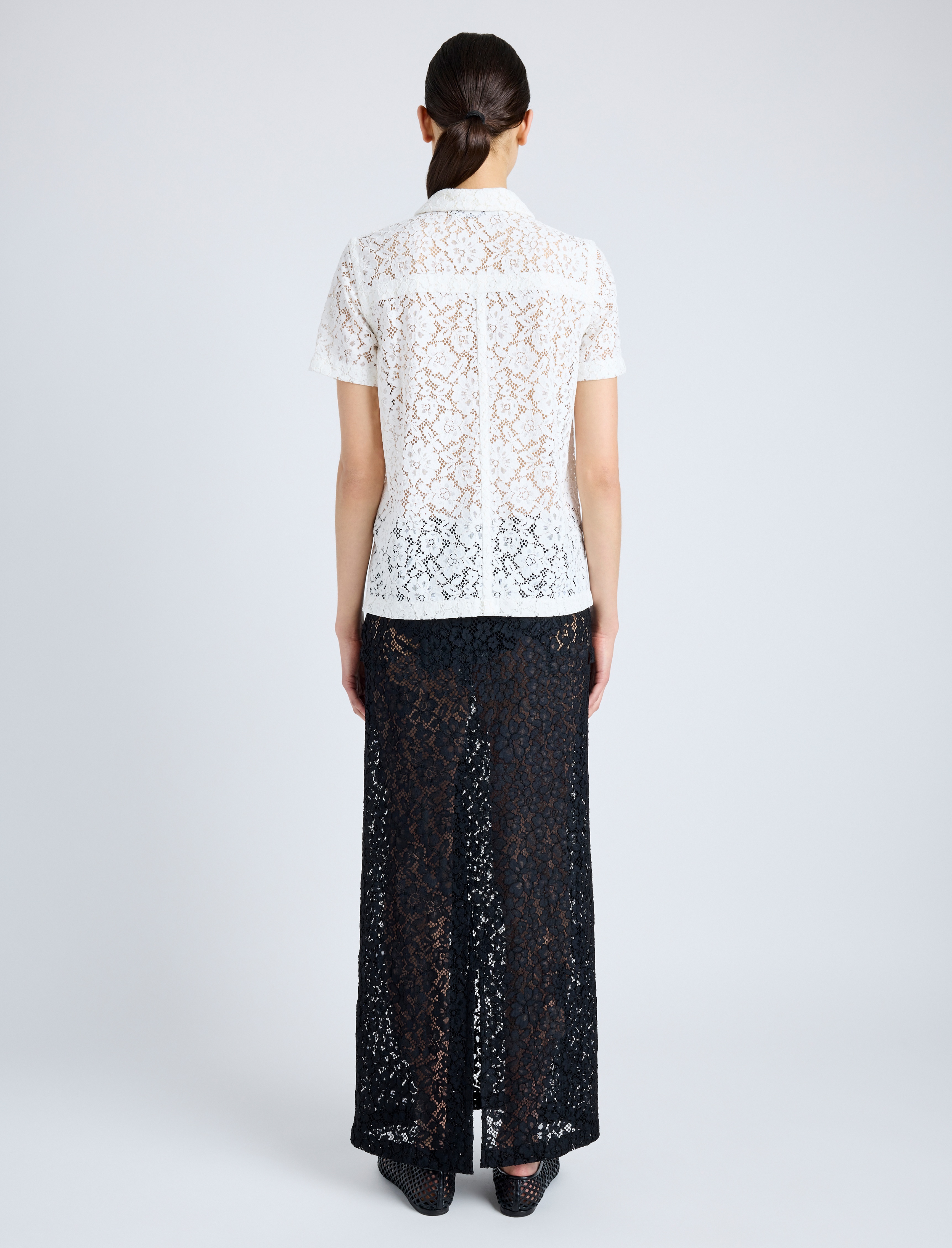 Kennedy Top in Stretch Lace - 5