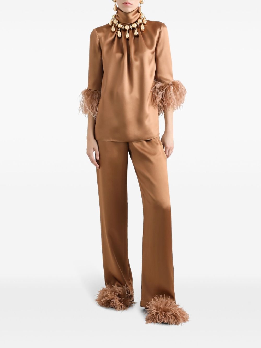 straight-leg trousers - 2