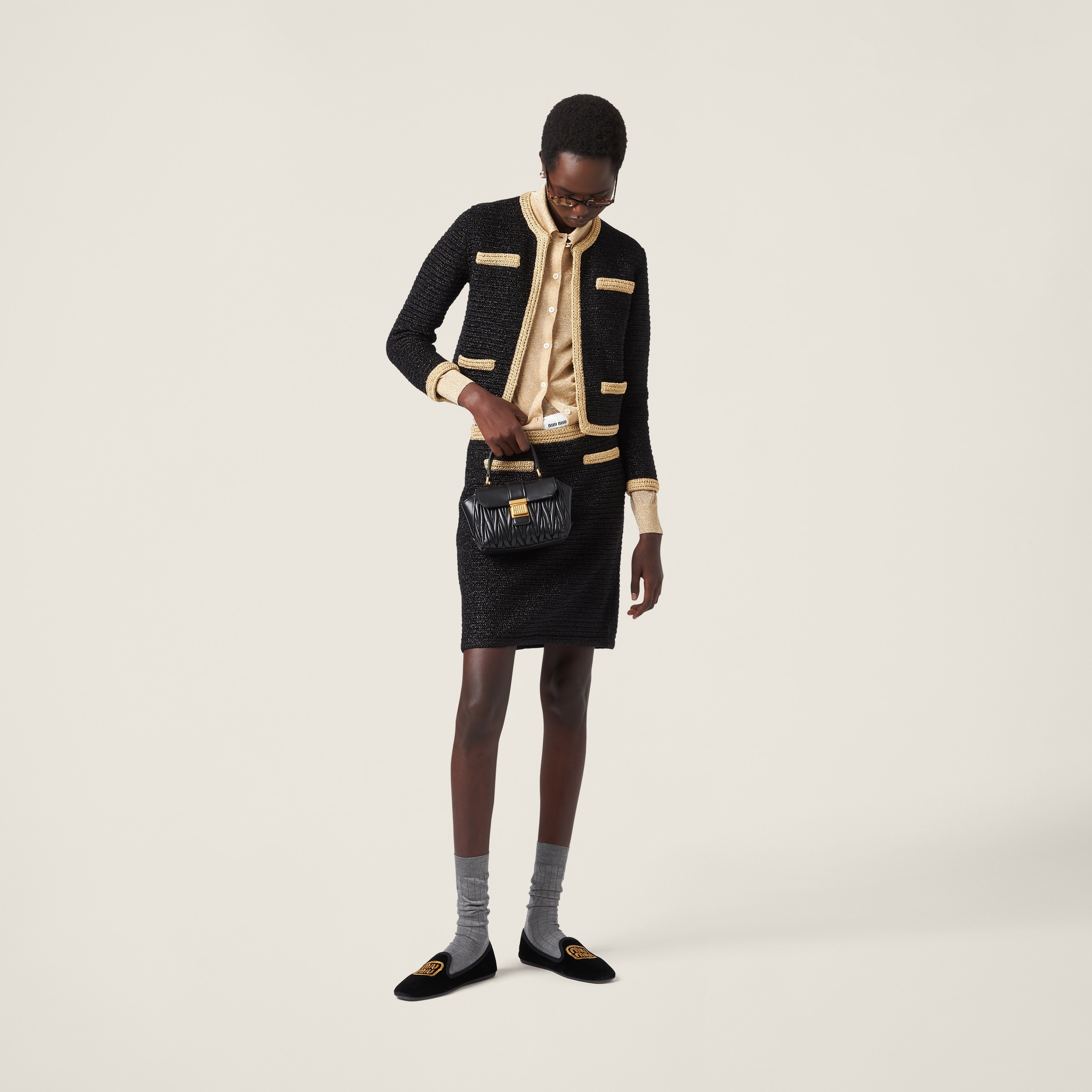 Matelassé nappa leather mini-bag - 5