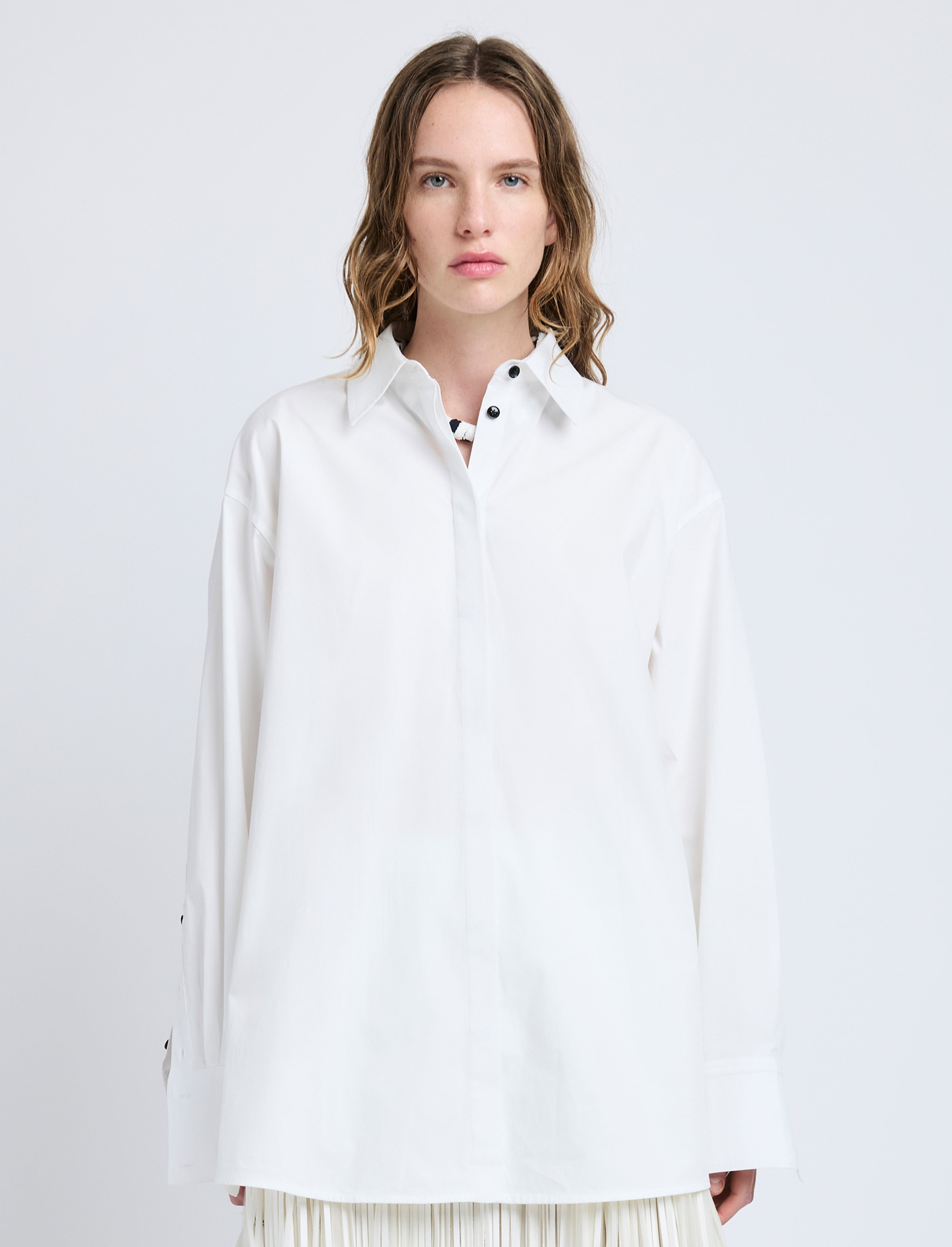 Addy Shirt in Compact Cotton Poplin - 2