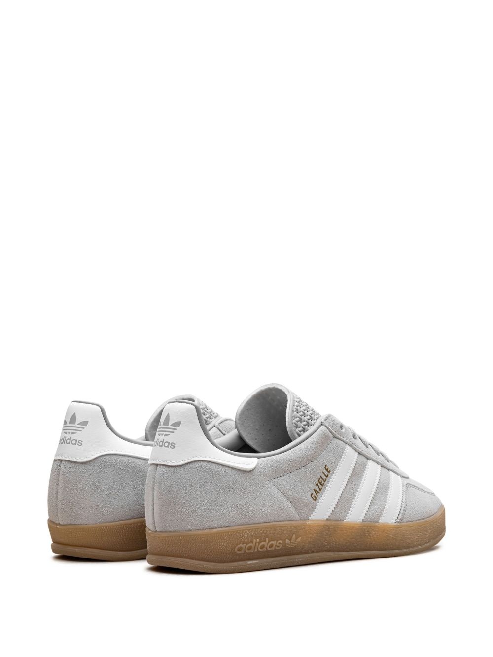 Gazelle Indoor "Grey Two/Cloud White/Gold Metallic" sneakers - 3