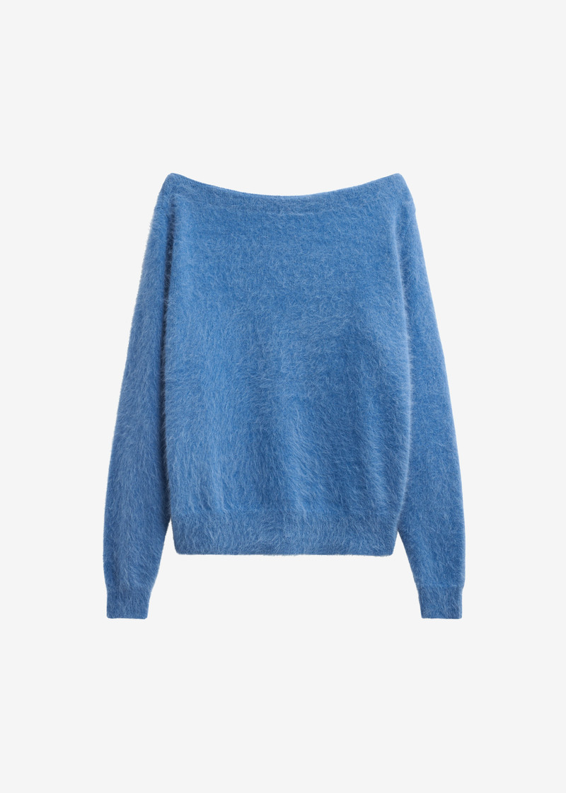 Almere Fuzzy Sweater - Cobalt 1