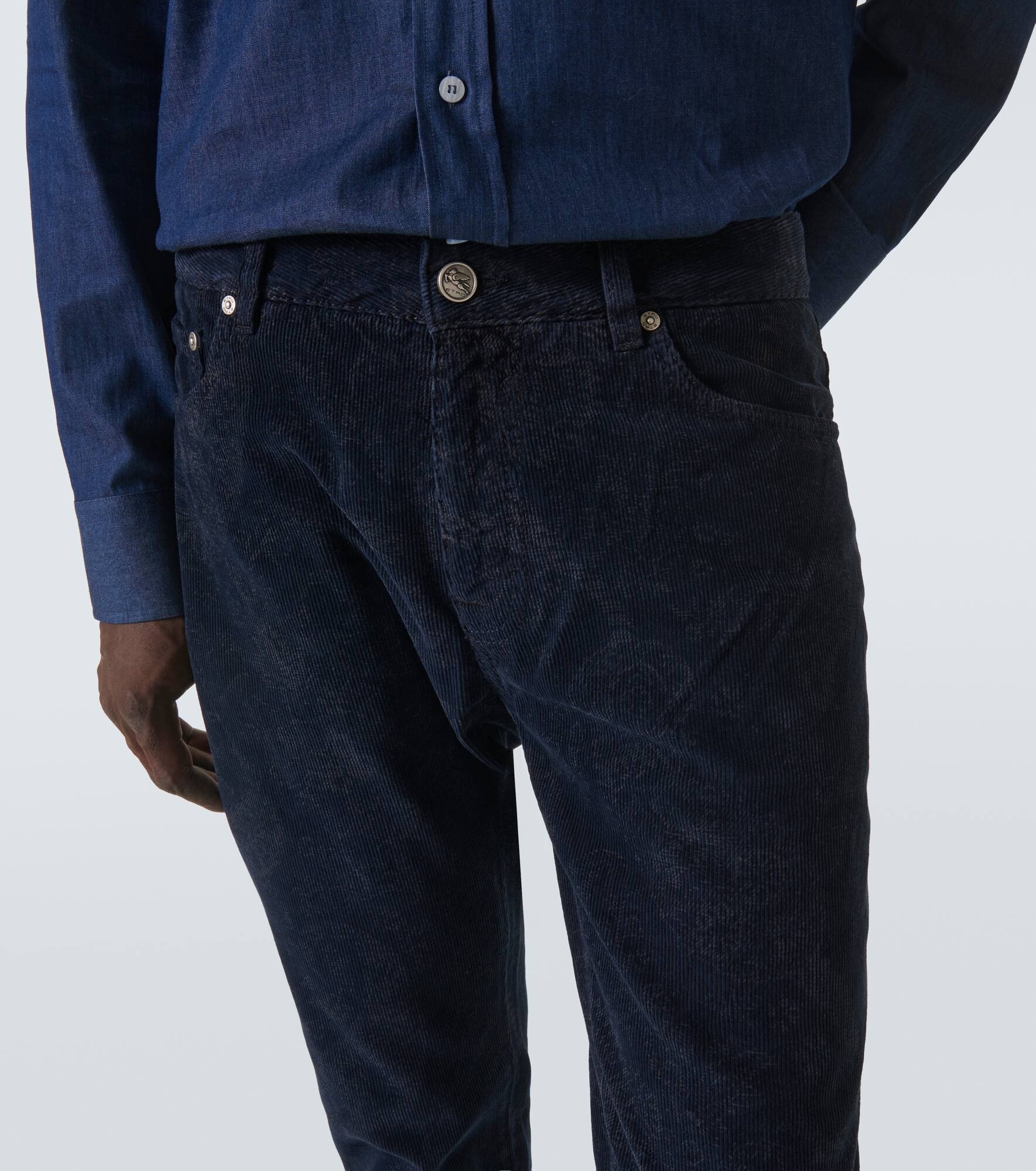 Printed straight jeans - 5
