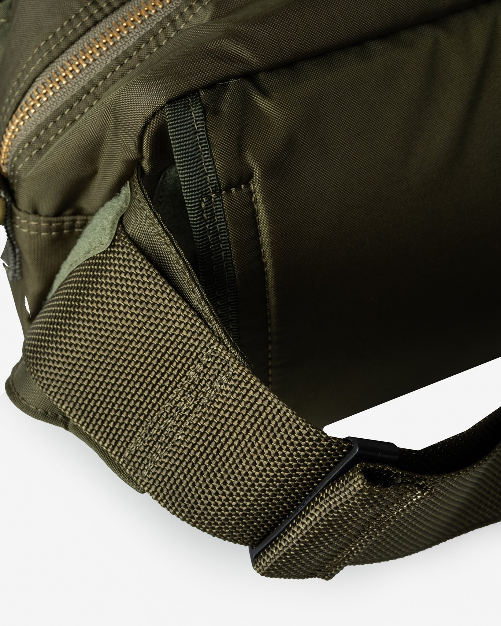 POR-FOR-WAS-OLV Porter - Yoshida & Co. - Force 2Way Waist Bag - Olive - 9