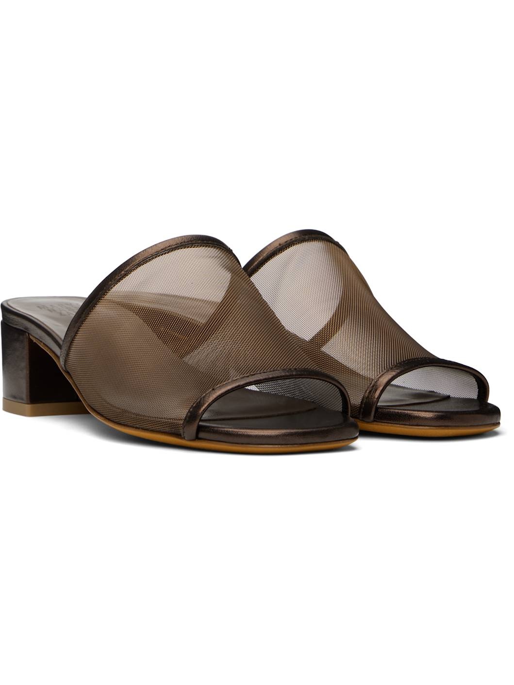 Brown Sophie Heeled Sandals - 4