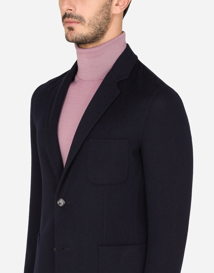 Deconstructed double-breasted wool jacket - 4