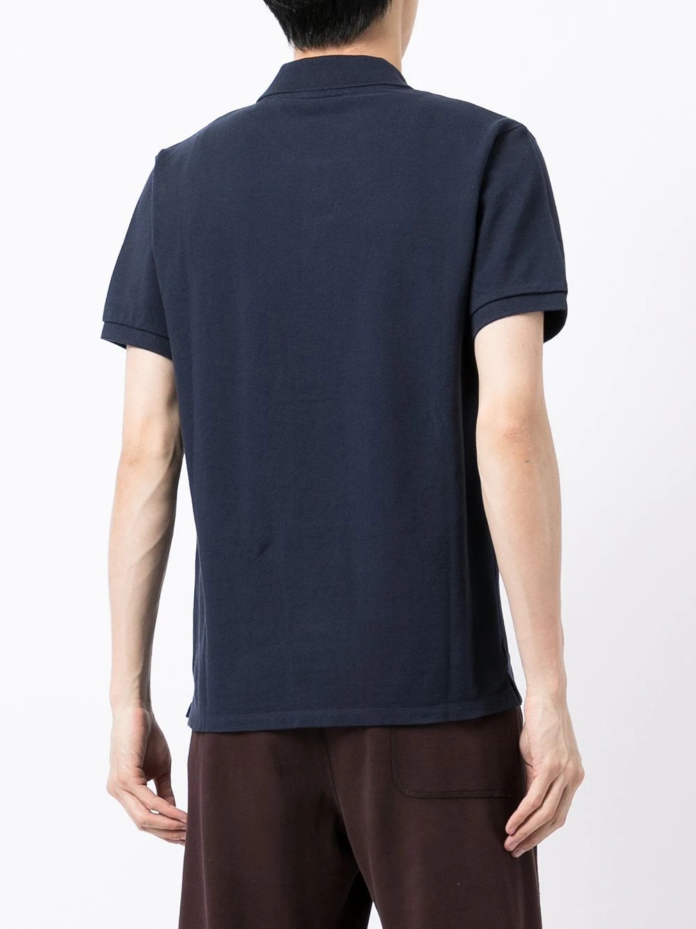 embroidered logo polo shirt - 4