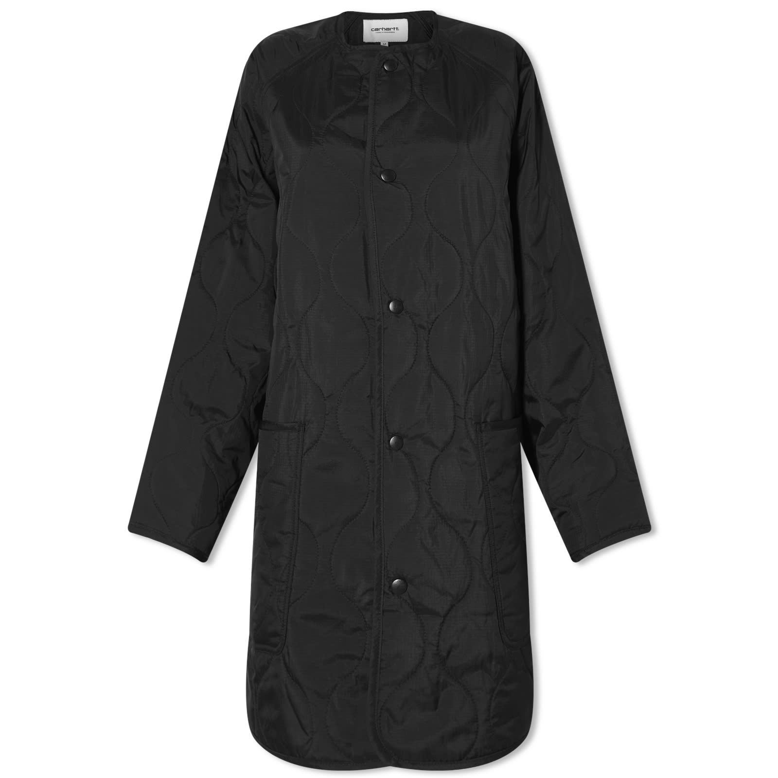 Carhartt WIP W#39; Orlean pinstriped shirt jacket - Black