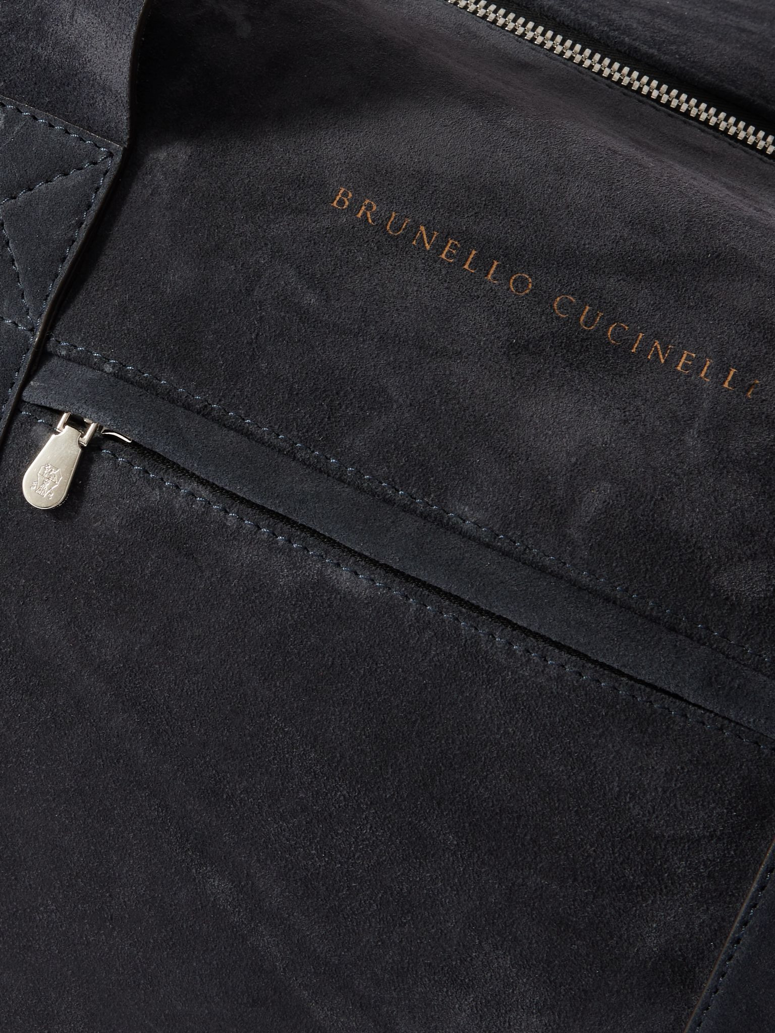 Suede Duffle Bag Blue - 4