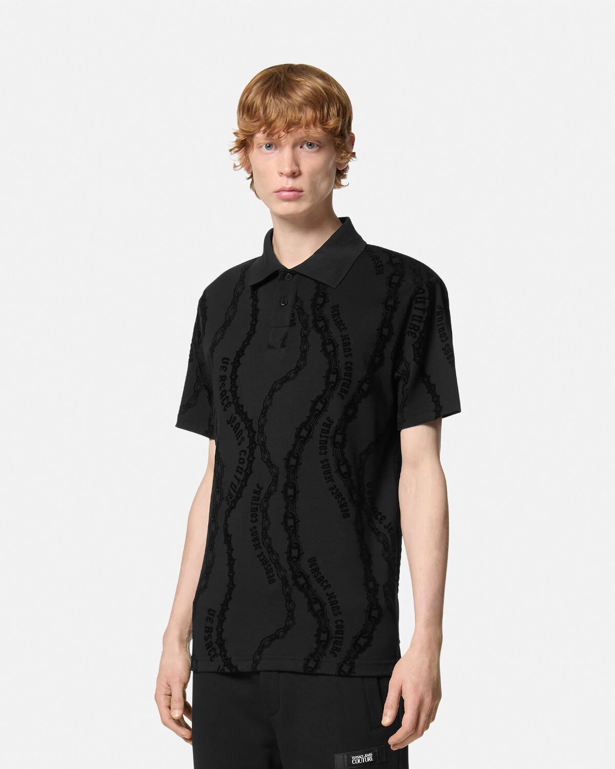 Chain Couture Regular-Fit Polo Shirt - 4
