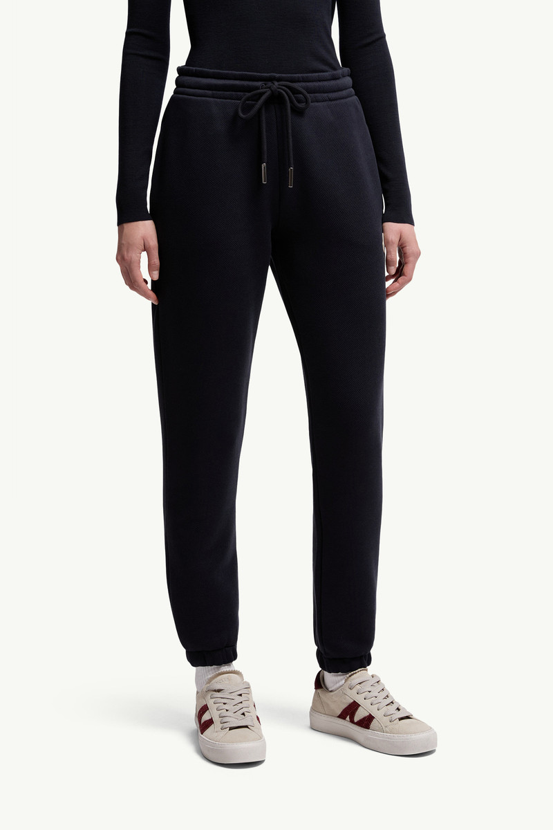 Logo Patch Cotton Sweatpants 3