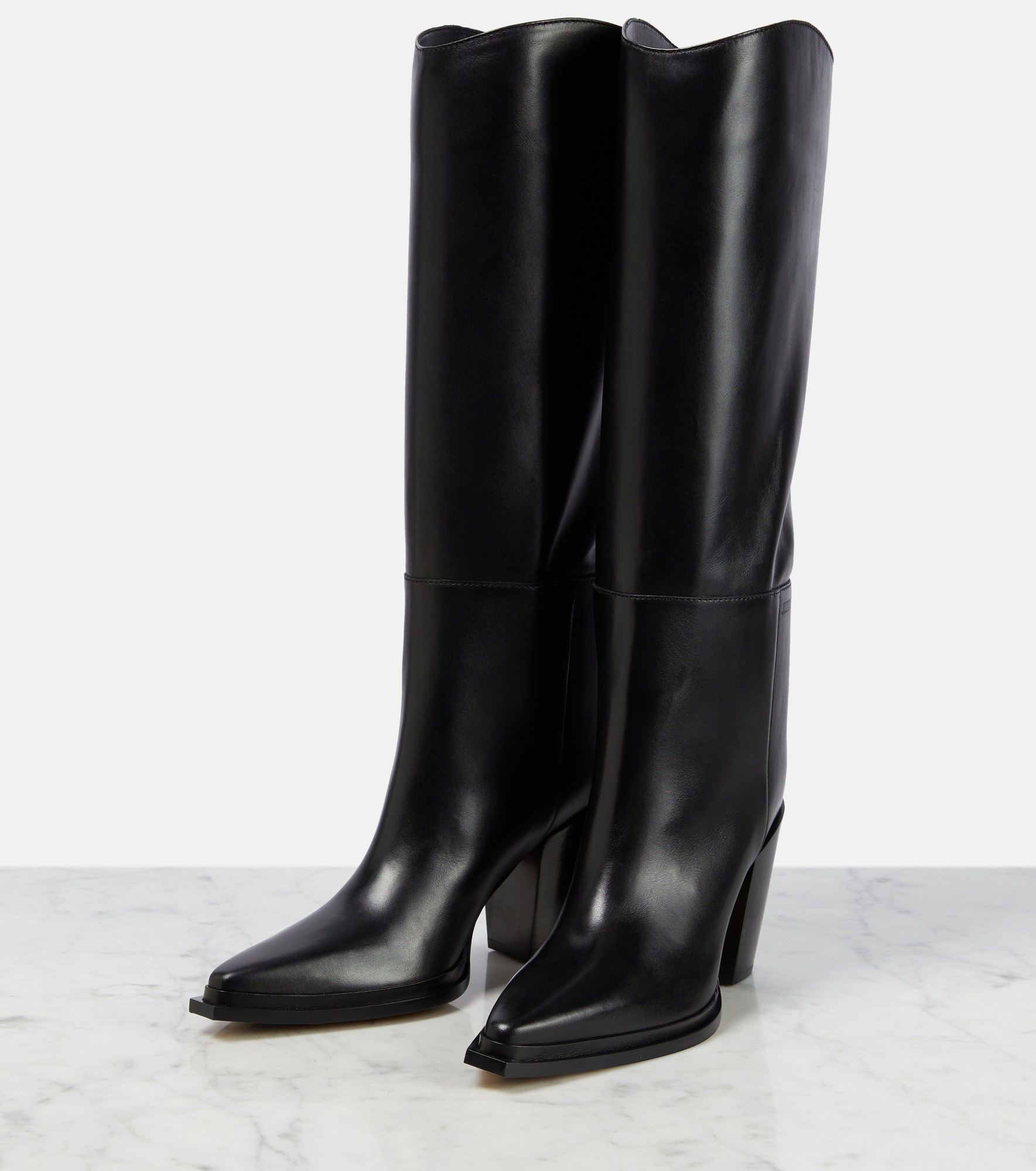 Cece 80 leather knee-high boots - 5