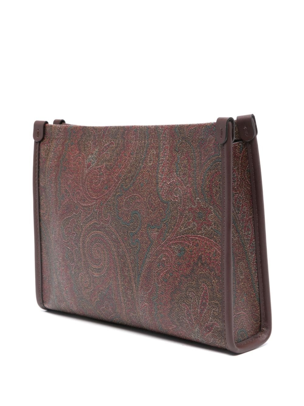 paisley-print clutch bag - 2