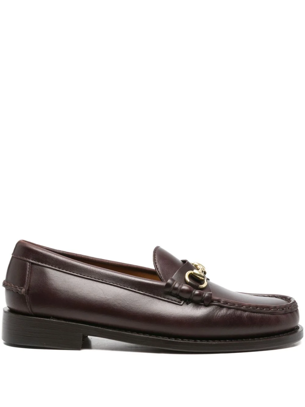 horsebit leather loafers - 1