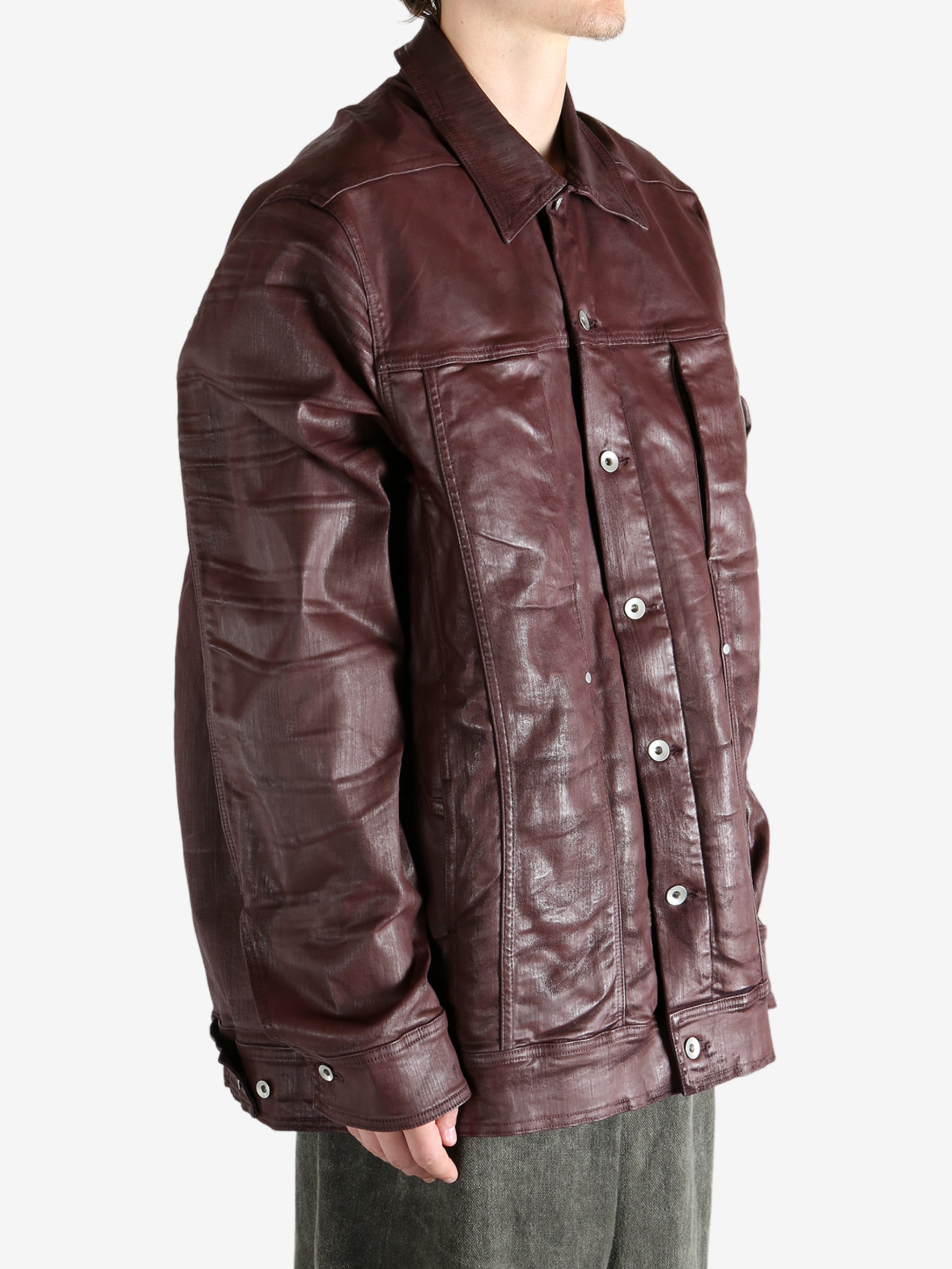 RICK OWENS DRKSHDW - Men Giacca In Denim Lido Worker Jacket - 2