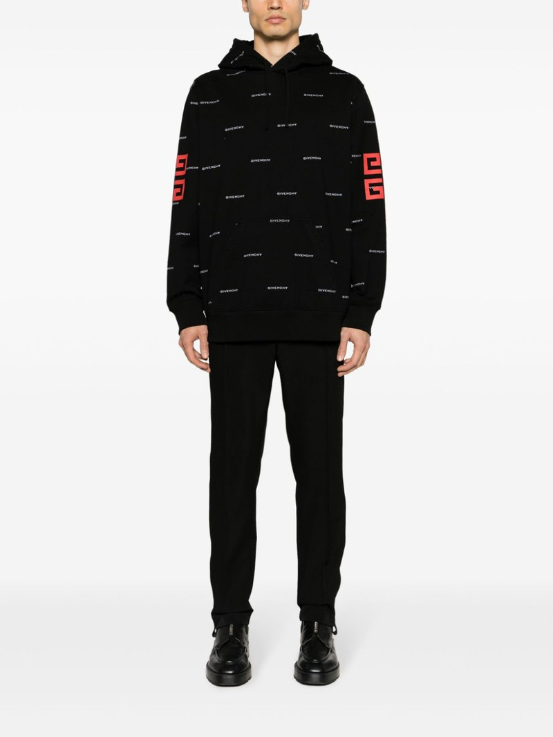 Givenchy 4G-print cotton hoodie outlook