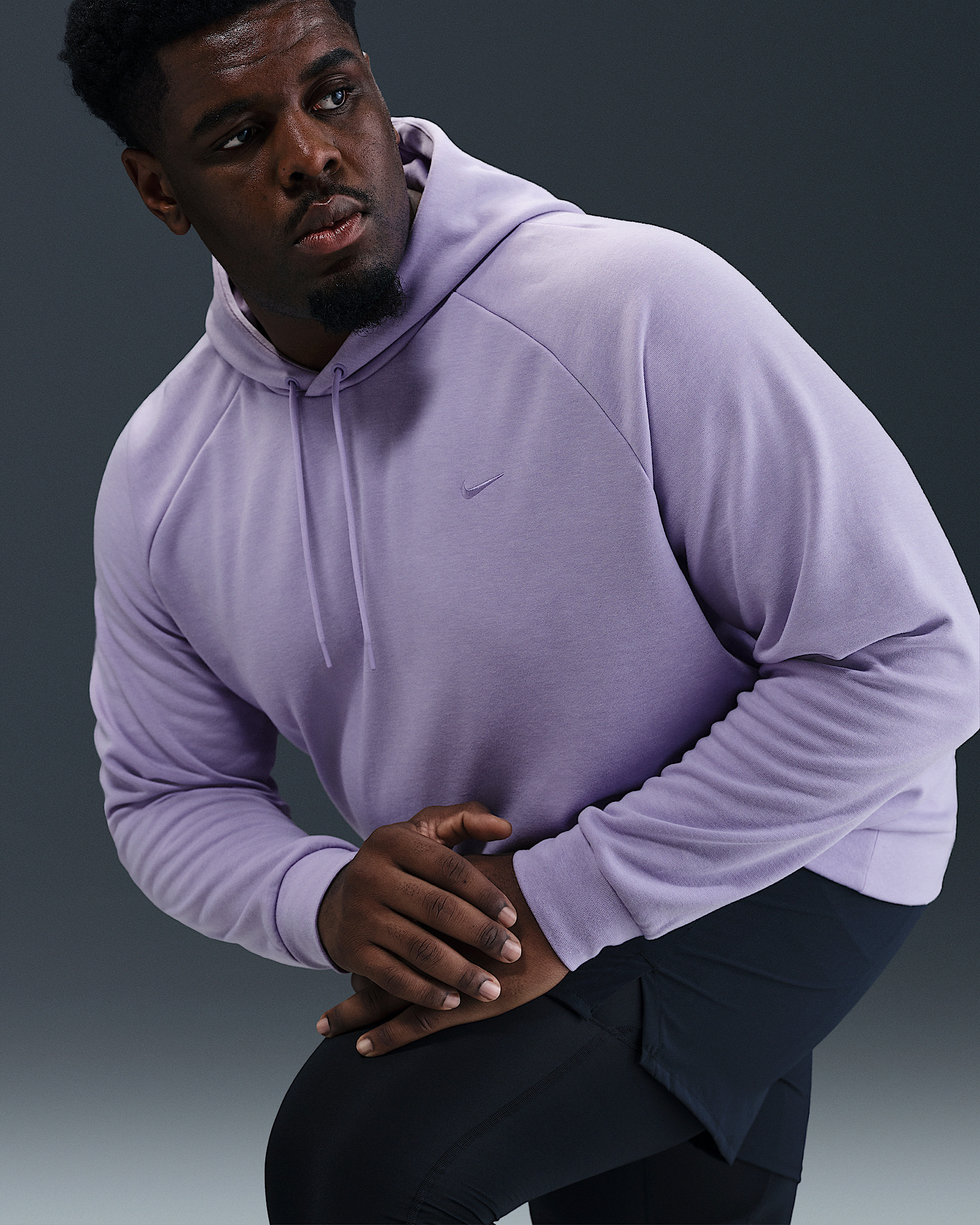 Nike Primary Fleece Men's Dri-FIT UV Pullover Performance Hoodie - 9