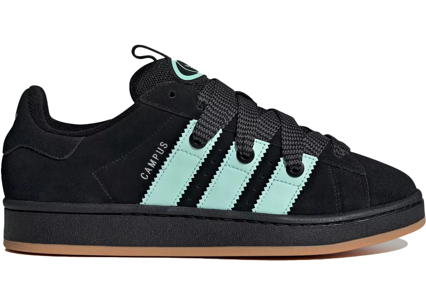 adidas Campus 00s Core Black Turqoise - 1