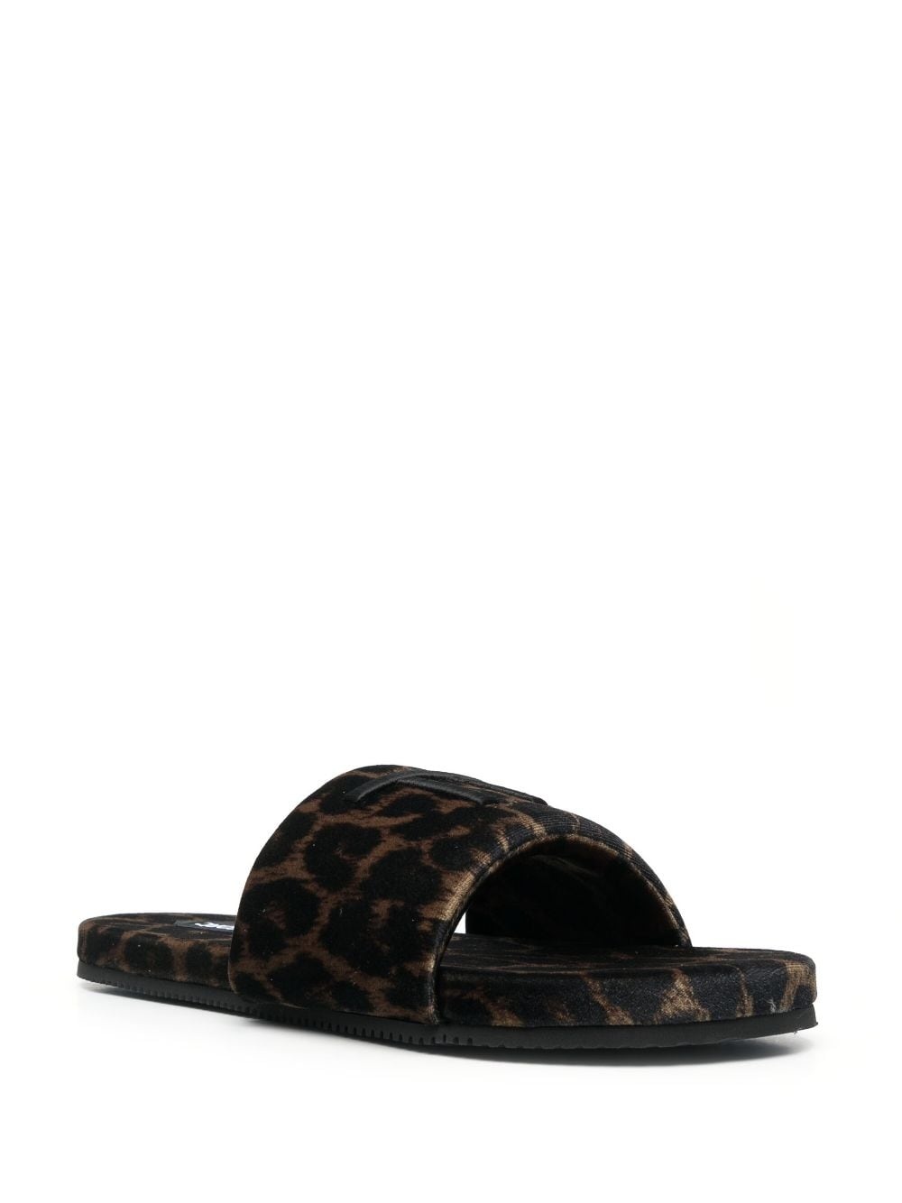 leopard-print slides - 2