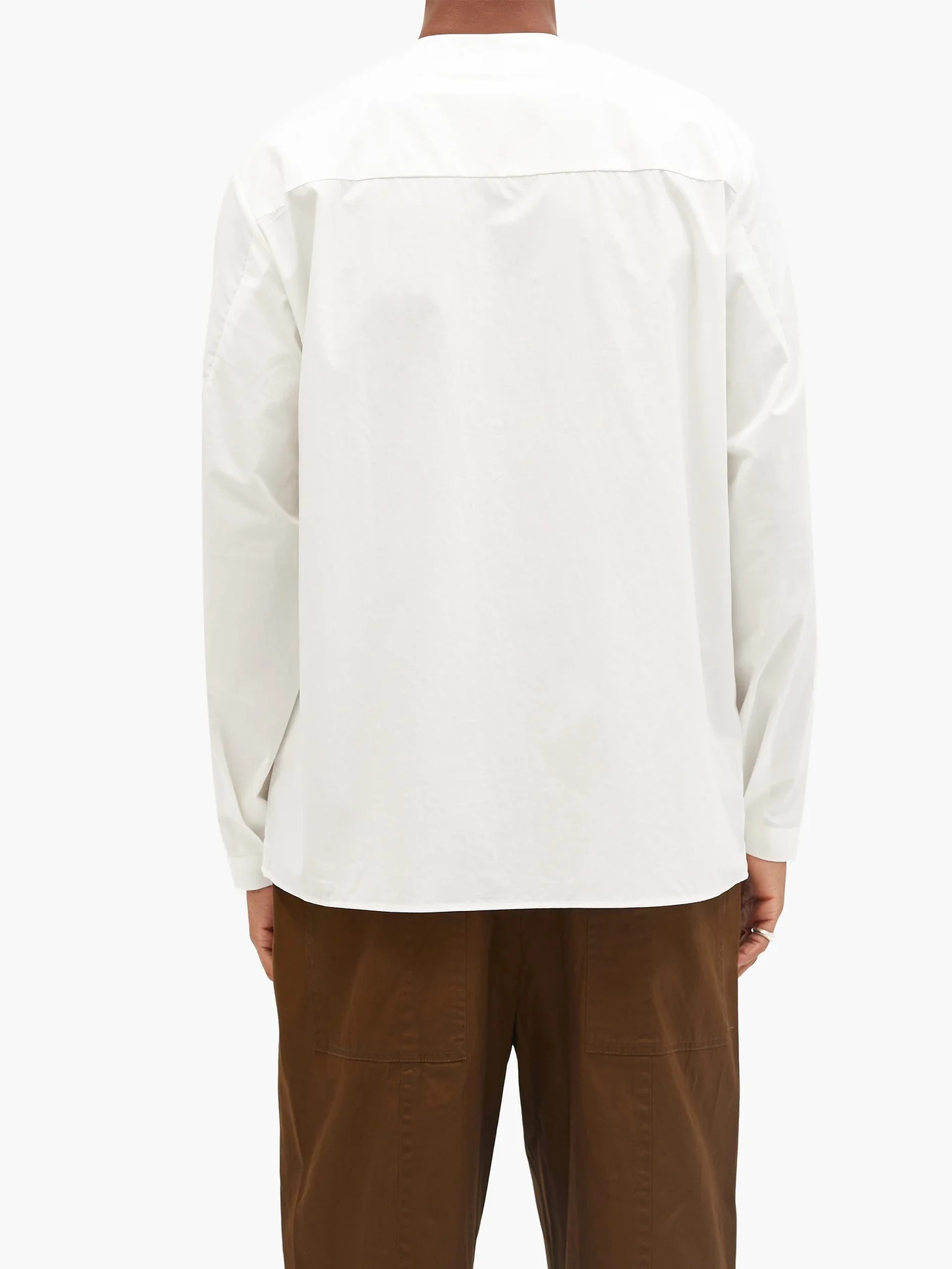 The Blacksmith collarless cotton shirt - 5