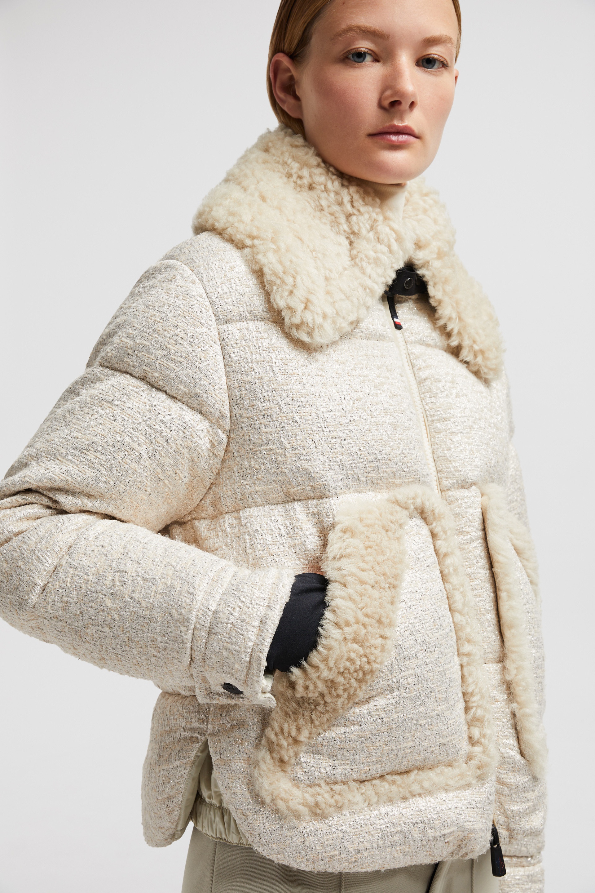 Stowe Bouclé Short Down Jacket - 7
