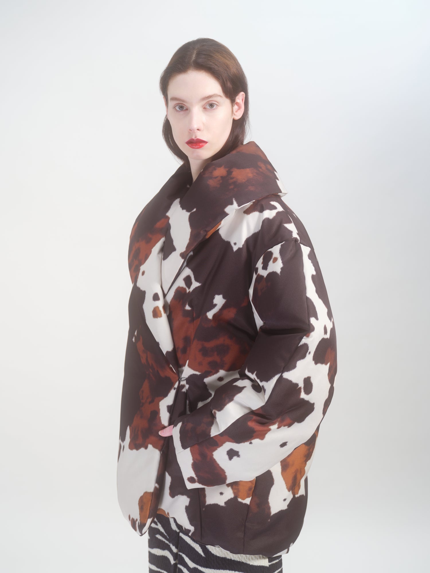 COW PRINT PUFFER - 6