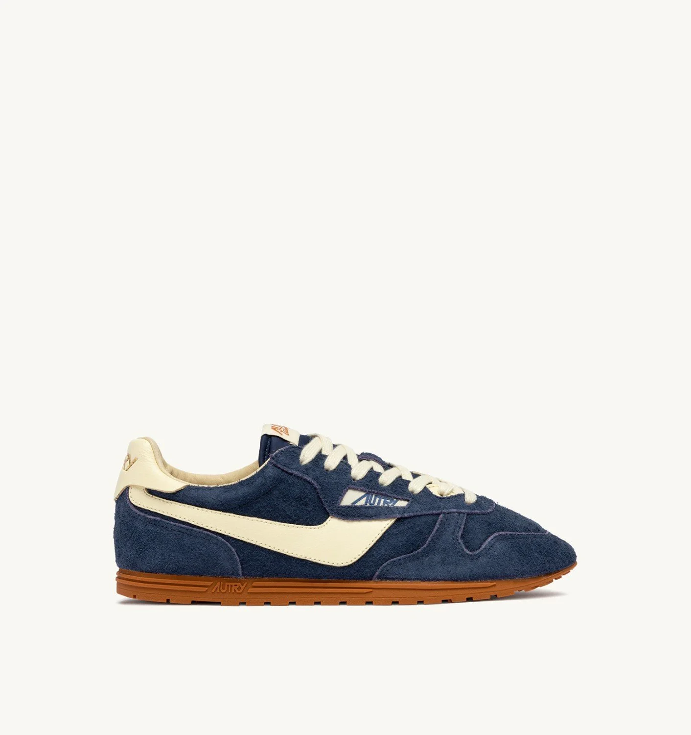 WINDSPIN SNEAKERS IN BLUETTE AND RUTABAGA SUEDE AND LEATHER - 1