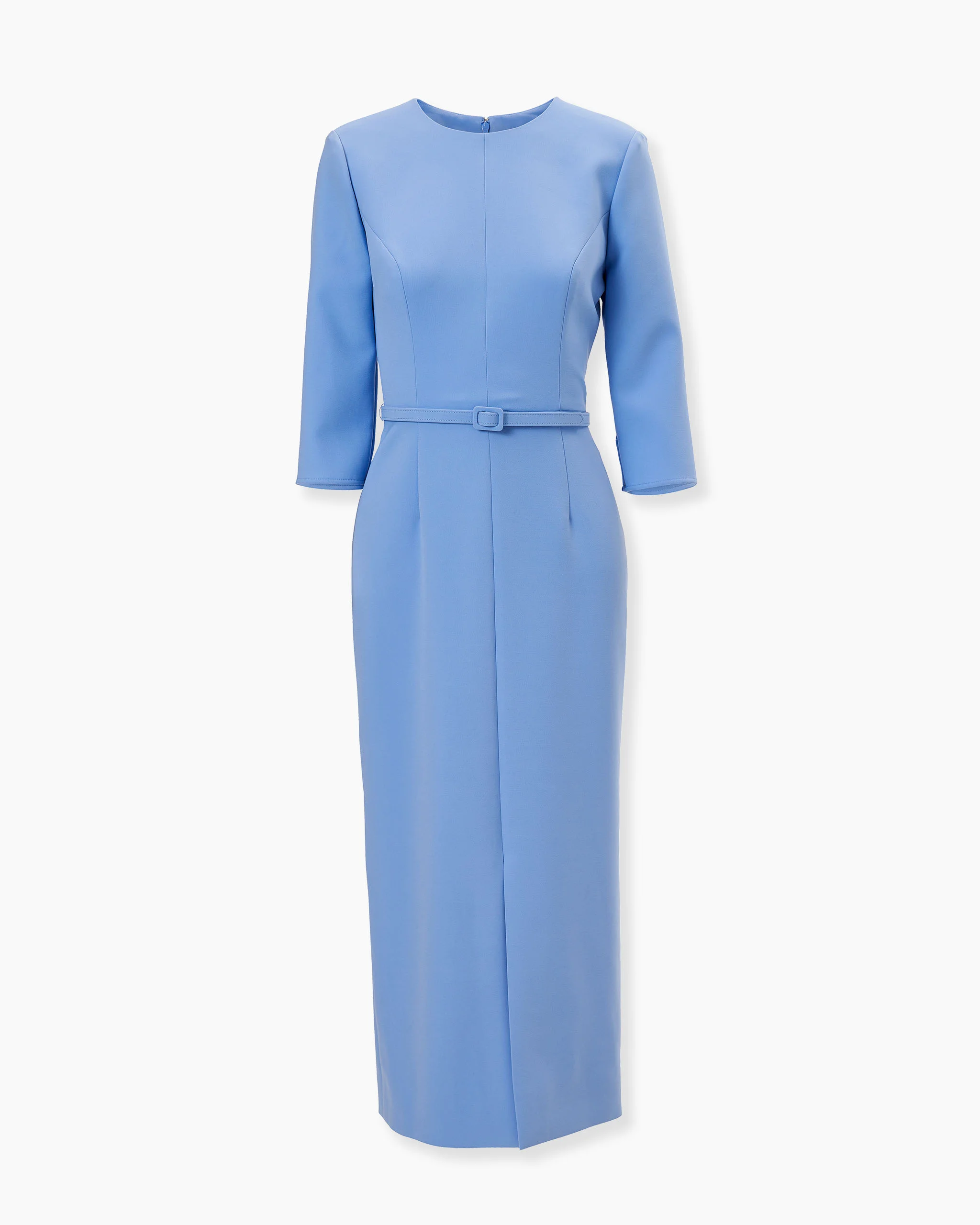 Midi Dress with Belt - 1