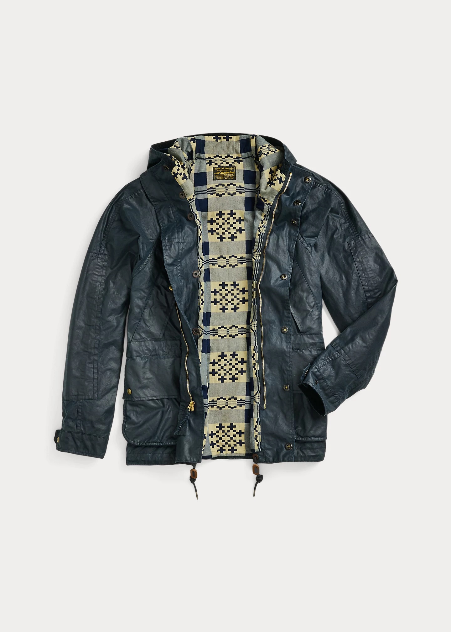 Oilcloth Hooded Jacket - 3