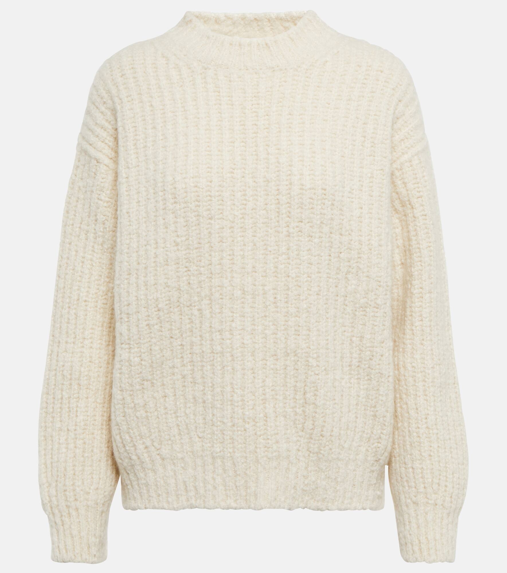 Ribbed-knit cashmere sweater - 1