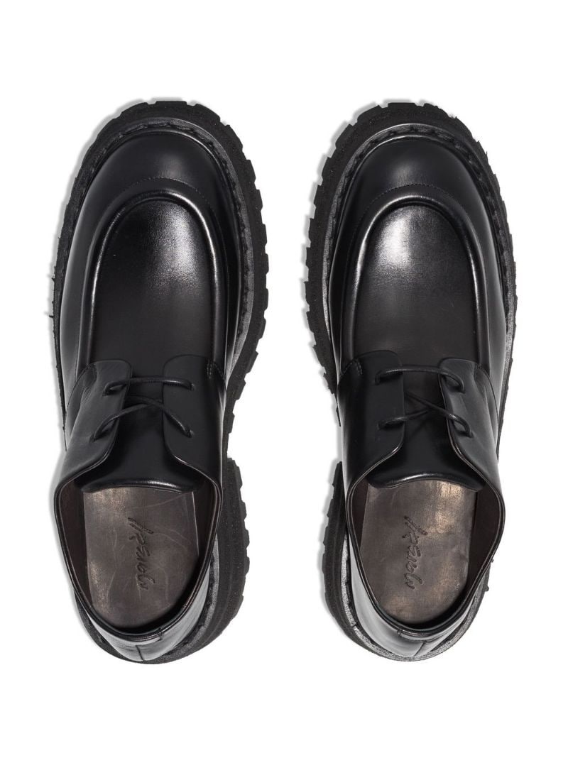 ridged-sole Derby shoes - 6