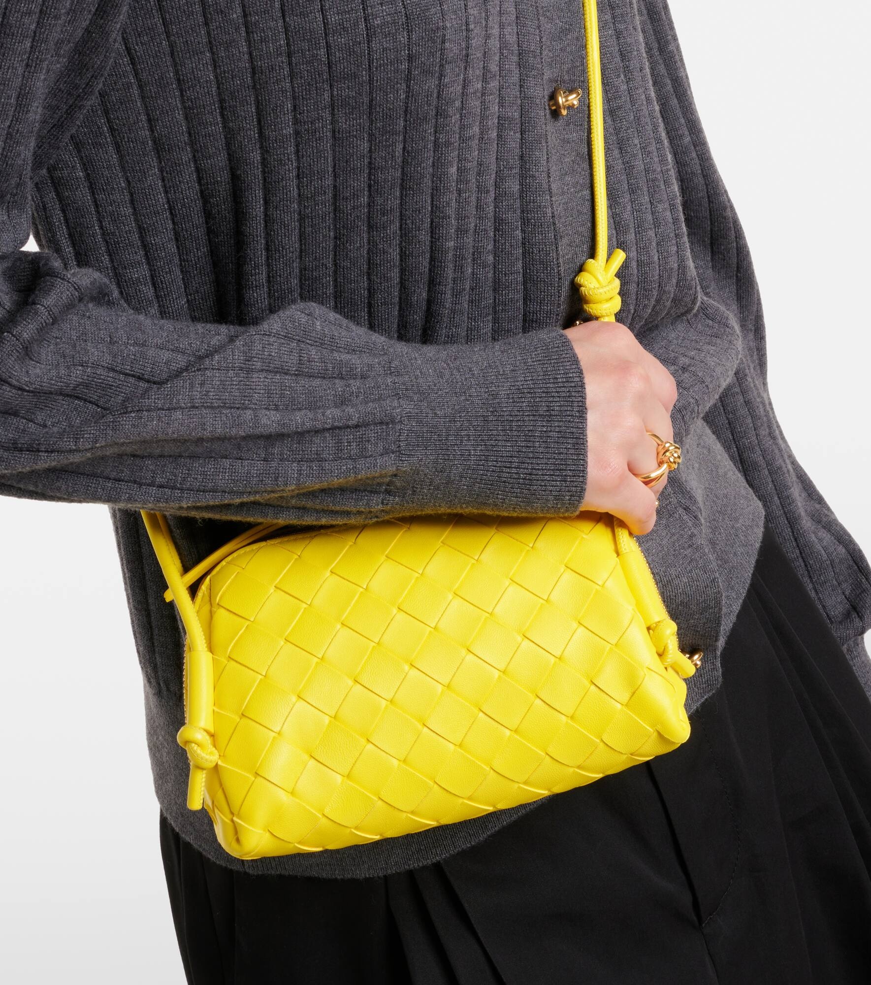 Concert Intrecciato leather shoulder bag - 2