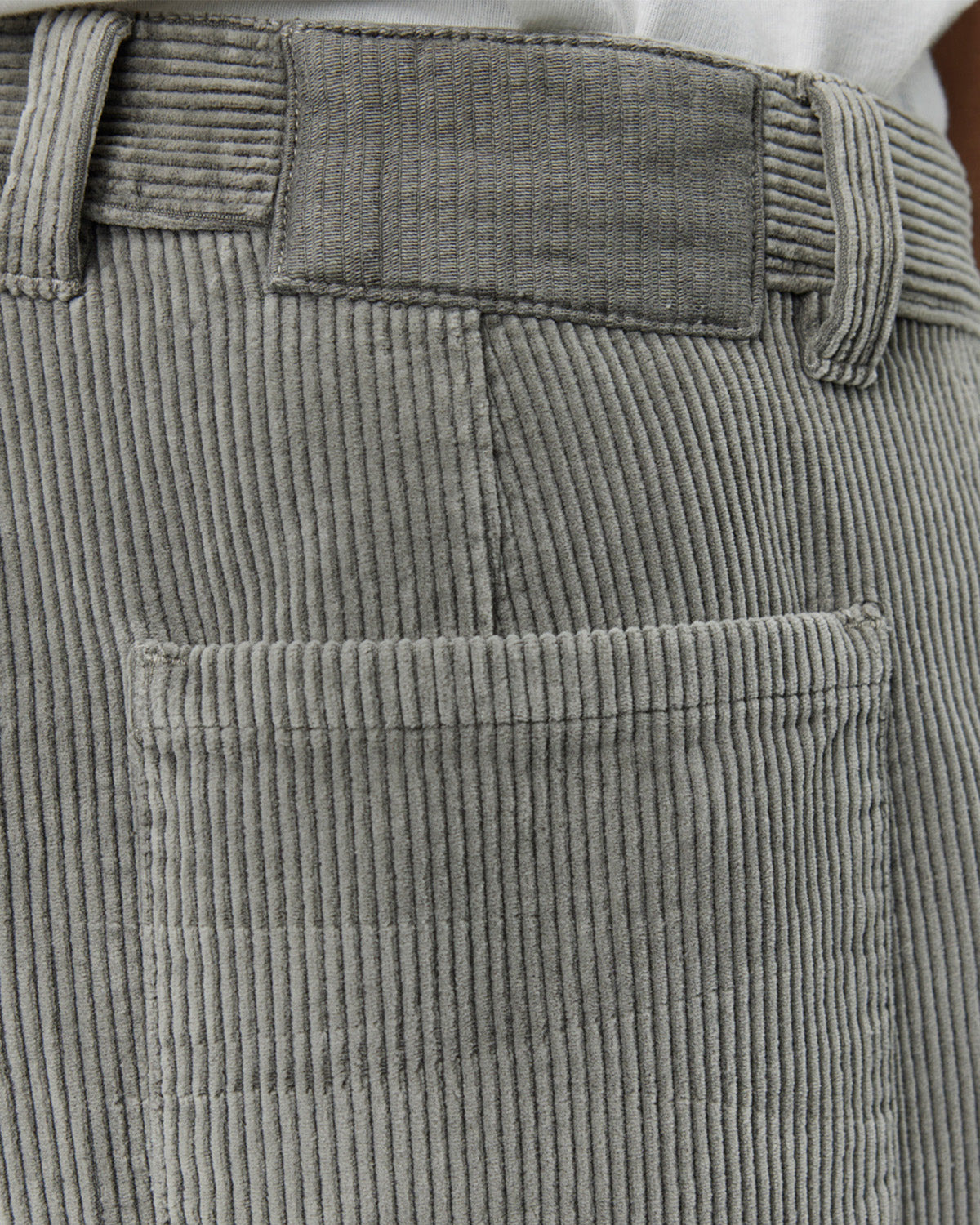 Cord Trousers Stained Grey - 4