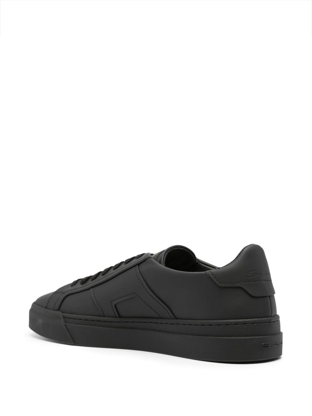 Double Buckle leather sneakers - 3