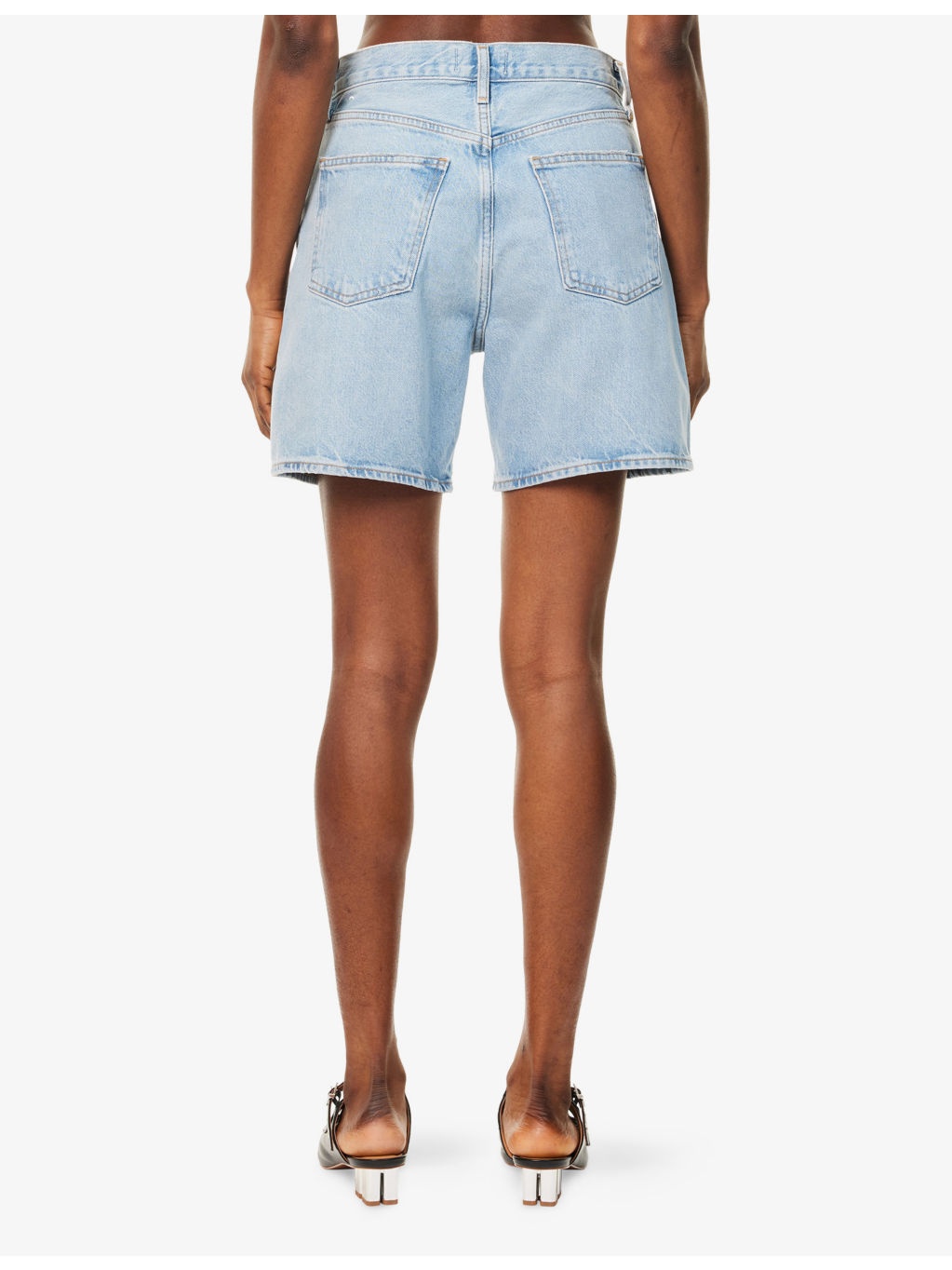 Dame High-Rise Denim Shorts - 4