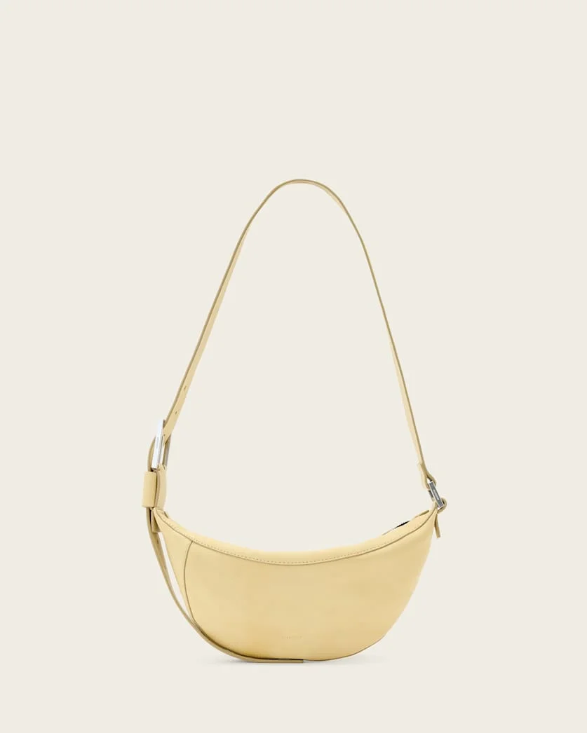 LUNA SLOUCHY LEATHER CROSSBODY BAG - 1