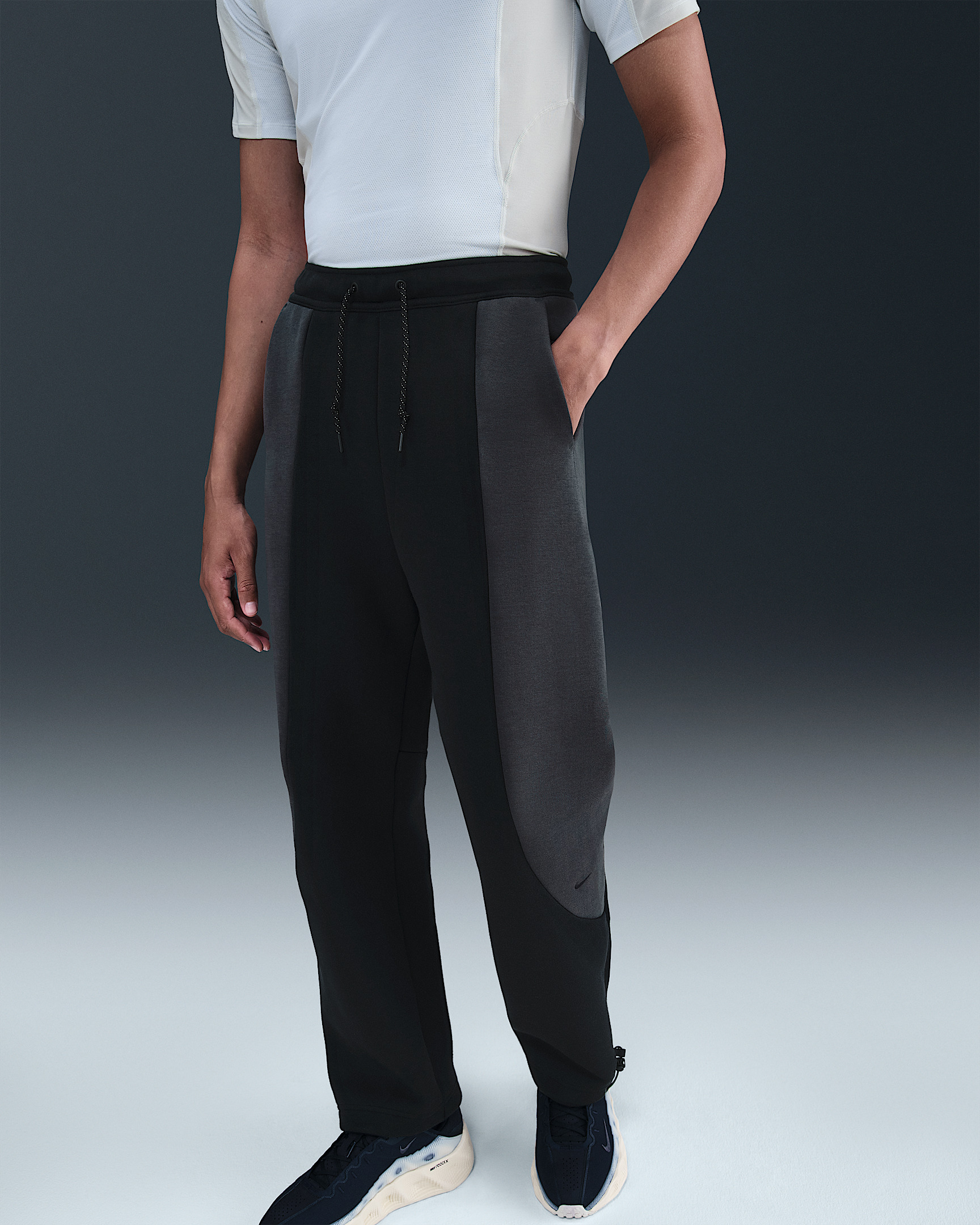 Nike Tech Men's Color-Block Open-Hem Fleece Pants - 2