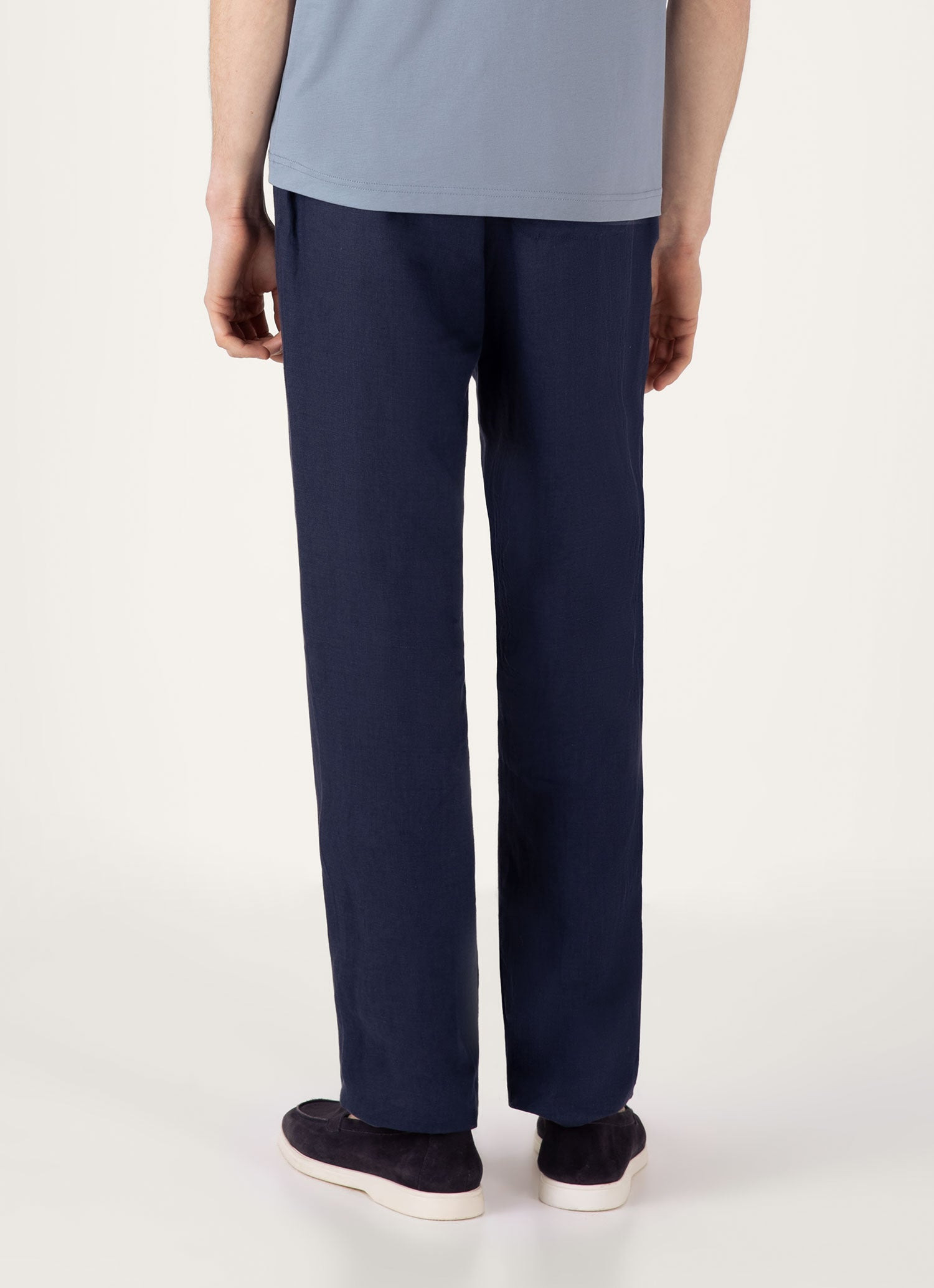 Linen Drawstring Trouser - 5