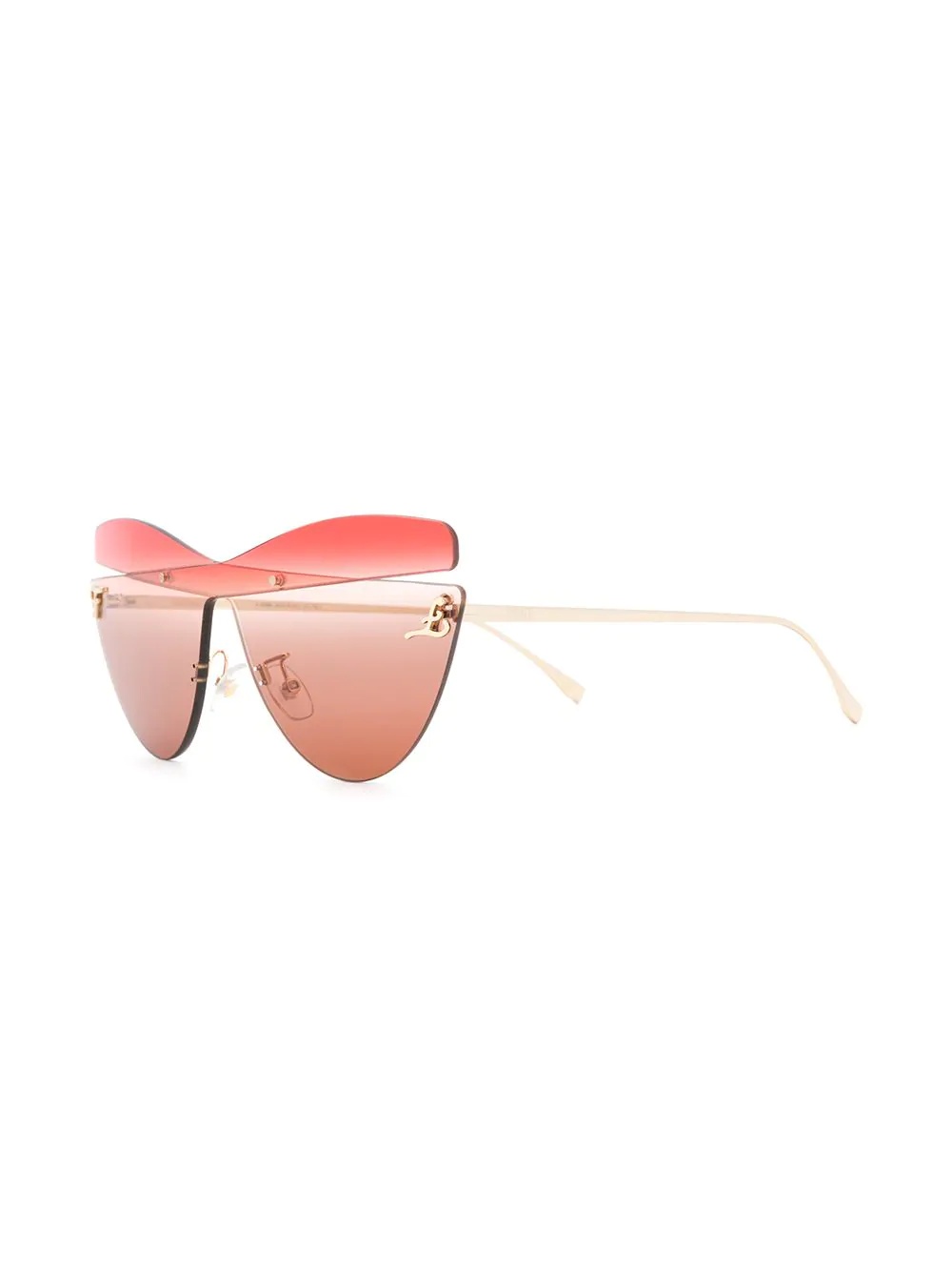 gradient oversized sunglasses - 2